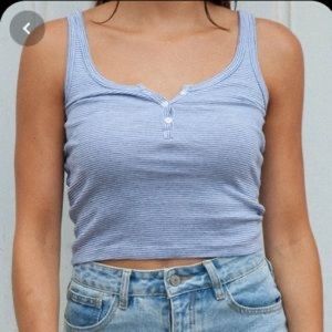 brandy striped dalis tank